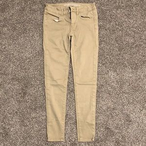 American eagle khaki jegging